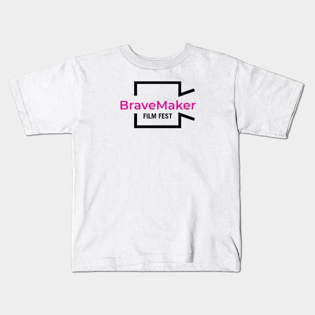 Film Fest Camera Kids T-Shirt by BraveMaker